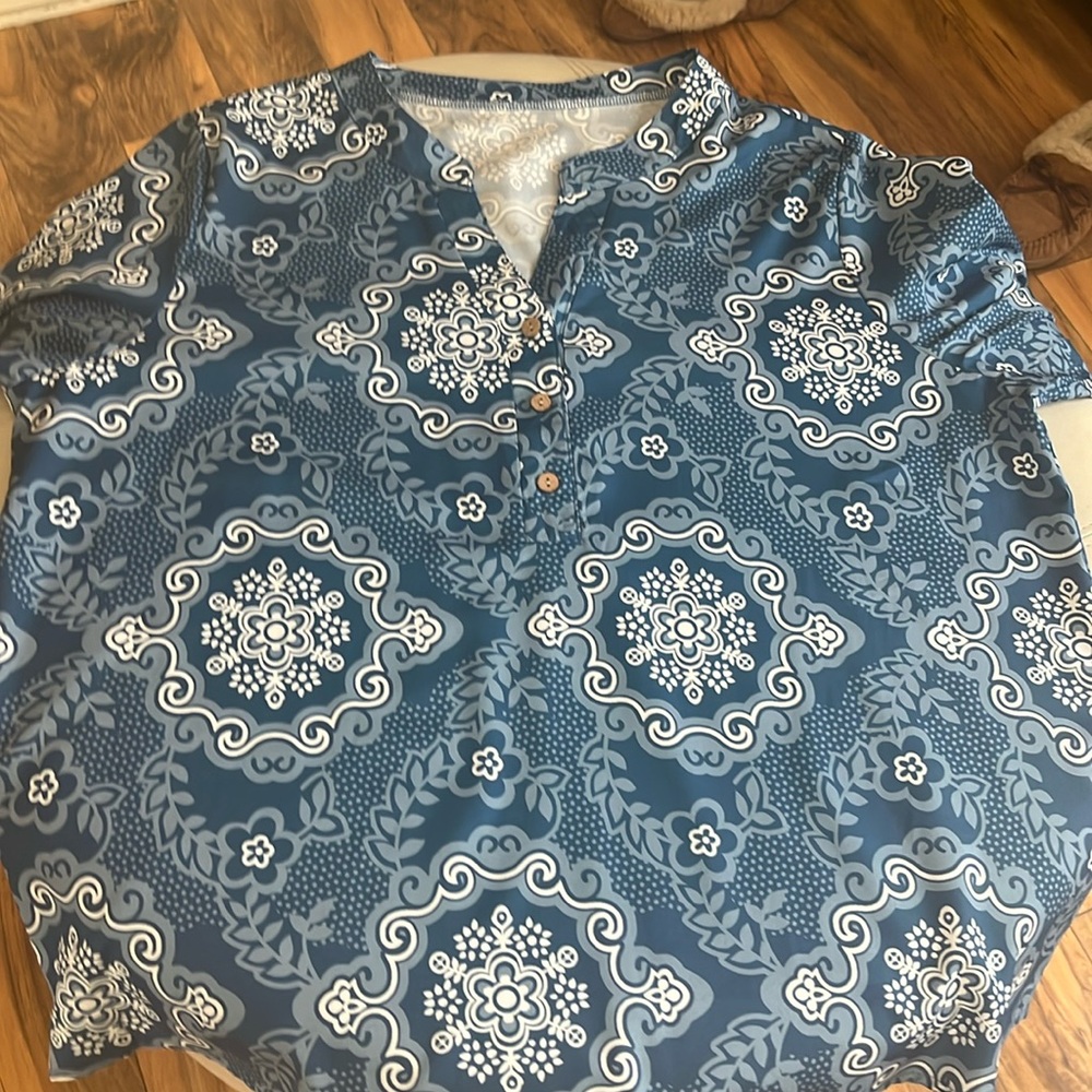 No tags but brand new LS Blouse.